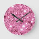 Search for hot pink clocks Glam