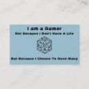 Recherche de gamers cartes visite Affaires