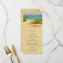 Search for beach wedding menus Modern