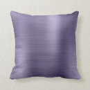 Search for purple and silver pillows Metallic