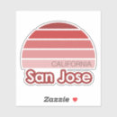 Search for san jose california stickers Retro