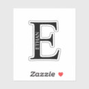 Search for black and white initial stickers Masculine