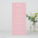 Recherche de pink menus Typographie