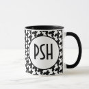 Recherche de pied poule tasses Monogramme