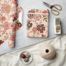 Search for peach floral wrapping paper Girly