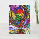 Search for stained glass cards Abstract