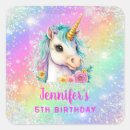 Search for cute rainbow unicorn stickers Pink purple