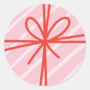 Recherche de rose noël autocollants Bonbon