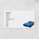 Search for classic car business cards Automotive