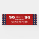 Search for adult birthday banners Red