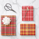 Search for red and green wrapping paper Scottish