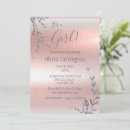 Search for silver metallic invitations Pink