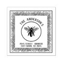Search for vintage rubber stamps Honey bee