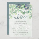Search for greenery oh baby shower invitations Simple