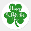 Search for happy st patrick day stickers Clover