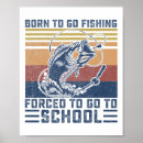 Recherche de pêcheur drôle posters Plein air