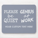 Search for genius mousepads Funny