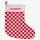 Recherche de rose rouge chaussette de noël Damier