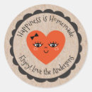 Search for happiness is homemade stickers Made with love