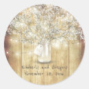 Search for rustic mason jar wedding stickers Barn