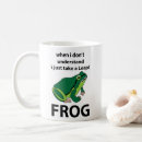 Search for funny frog mugs Typography