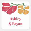 Search for bright floral stickers Pink