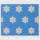 Search for daisies wrapping paper White