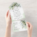 Search for succulent wedding invitations Green eucalyptus foliage