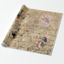 Search for vintage book wrapping paper Rustic
