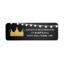 Search for royal crown return address labels Vintage