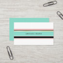 Search for mint business cards Stripes