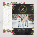 Search for monogrammed photo cards Greenery