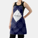 Search for boho chic aprons Monogram initial