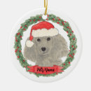 Search for red poodle ornaments Green