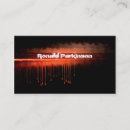 Search for creepy business cards Black