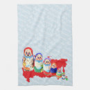 Search for russian tea towels Matryoshka