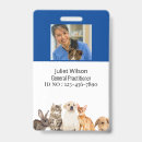 Search for veterinarian id name tags badges Professional