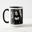 Search for black lace mugs Halloween