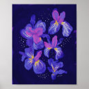 Search for purple flower posters Dark