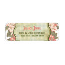 Search for green apple return address labels Vintage