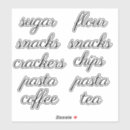 Search for pantry stickers Organization