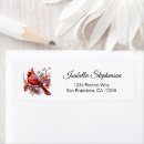 Search for red cardinals return address labels Elegant