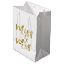 Search for mr and mrs gift bags White