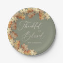 Search for thanksgiving paper plates Blessed