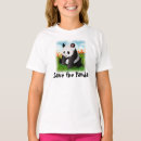Search for panda girls tshirts Nature