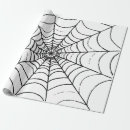 Search for spider web wrapping paper Black