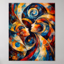 Recherche de visage abstrait posters Expressif