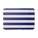 Search for navy and white stripes bath mats Stylish