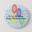 Search for happy birthday to me buttons Fun