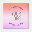 Recherche de couleur rose magnets Votre logo ici